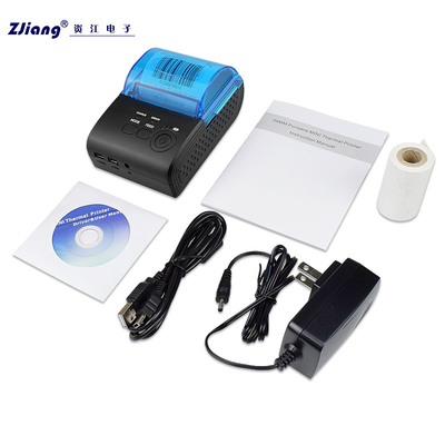 Impressora terminal portátil de USB Bluetooth impressora térmica de Bluetooth de 2 polegadas 58mm