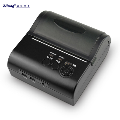 Impressão de ZJ8001 BT4.0 80mm Portbale Mini Thermal Printer For Bill