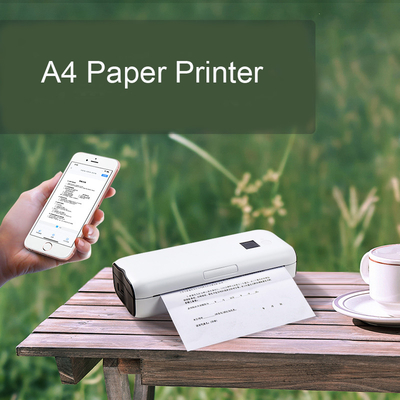 Uso térmico do escritório móvel de Rechargeable Home And da impressora do papel A4 do OEM