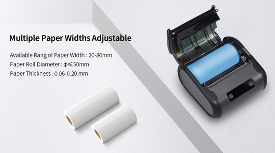 OEM móvel Handheld ZJ-8007 de 3inch 80mm Portbale Mini Thermal Printer