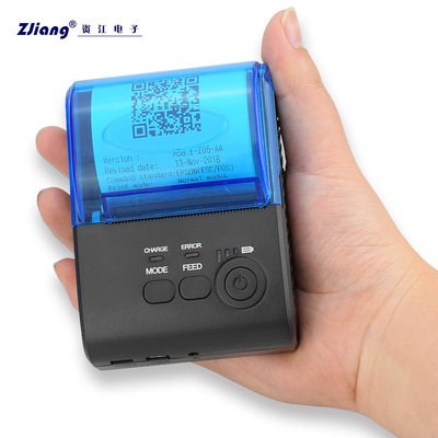 Impressora térmica de Mini Portable Waybill Printer Bluetooth 58mm ZJ-5805