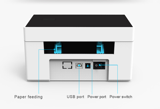 LAN térmico ZJ9220 de USB da impressora da etiqueta de 4 polegadas da lista de passageiros portátil de Bluetooth