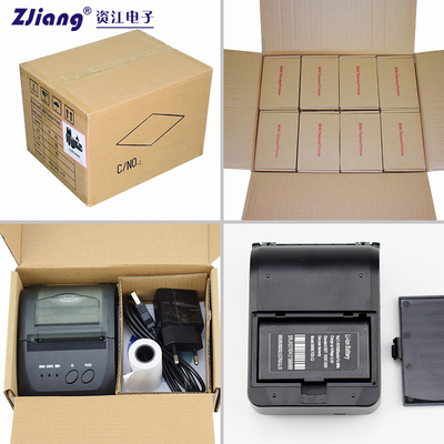 BT sem fio etiquetas portáteis de 2 polegadas 58mm Mini Thermal Printer For Shipping