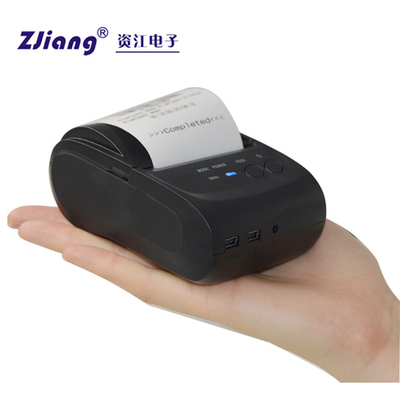 Impressora portátil ZJ-5802 de Thermal Bluetooth Restaurant da impressora do recibo de 58mm