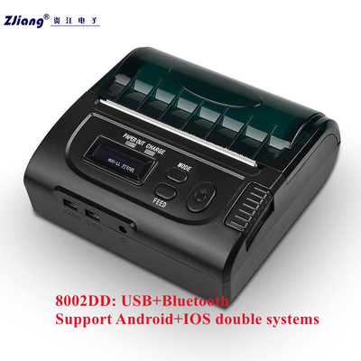 Impressora térmica portátil Wireless For Android do recibo da polegada 80mm de Bluetooth 3