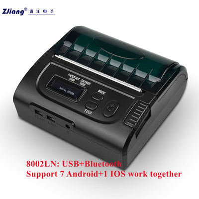Impressora térmica portátil Wireless For Android do recibo da polegada 80mm de Bluetooth 3
