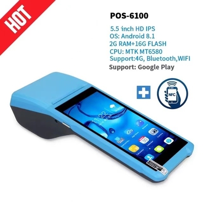 Varredor do código de barras das impressoras térmicas 58mm With1D 2D QR da posição de NFC PDA de USB