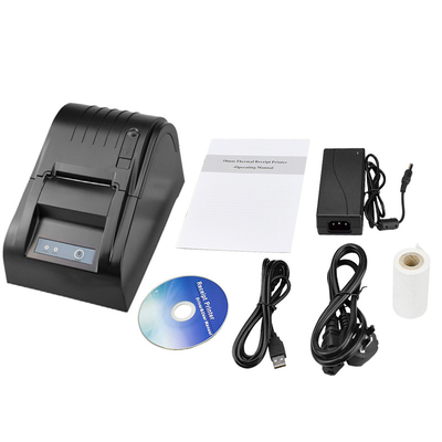 Impressora térmica Wifi Receipt Printer RJ11 do Usb de RS232 Bluetooth 58mm