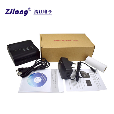 Mini Smart pequeno 80mm Portbale Mini Thermal Printer Bluetooth 4,0 para a impressão da etiqueta