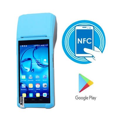 Terminal POS Android Bluetooth / USB de 5,5 polegadas com impressora embutida de 58 mm