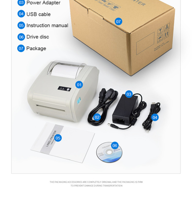 Código de barras térmico de USB da impressora da etiqueta do porte postal impressora térmica da etiqueta de 4 polegadas