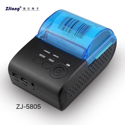 Impressora térmica de Mini Portable Waybill Printer Bluetooth 58mm ZJ-5805