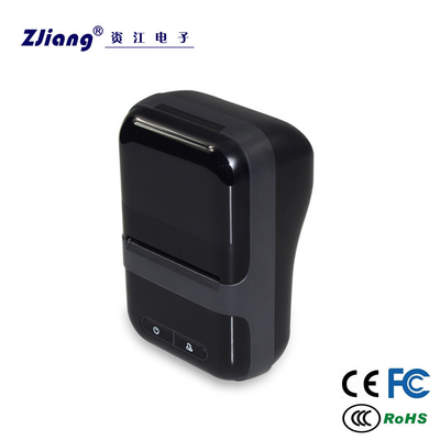 Máquina preta portátil das impressoras térmicas da posição de Zjiang para a impressão do recibo da etiqueta