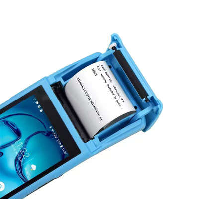 Terminal POS Android Bluetooth / USB de 5,5 polegadas com impressora embutida de 58 mm